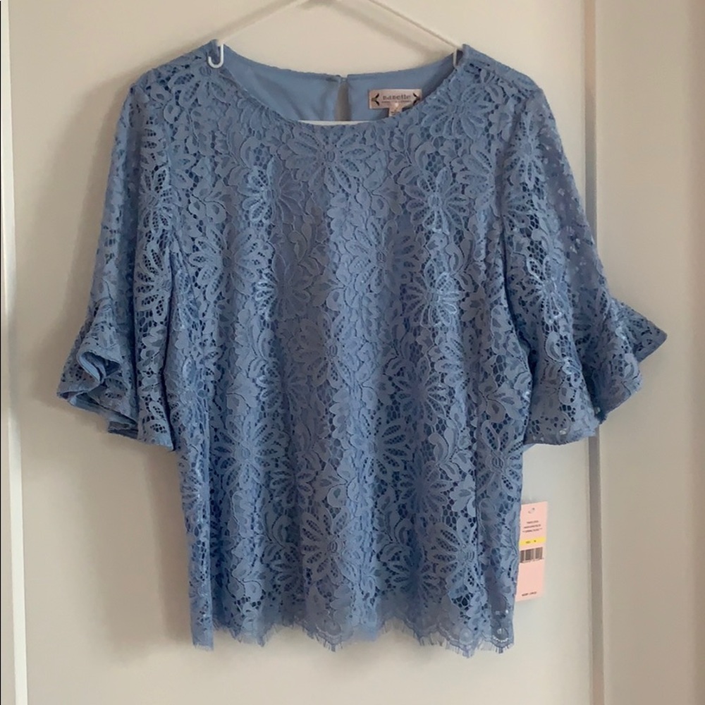 Nanette Lepore lace blouse